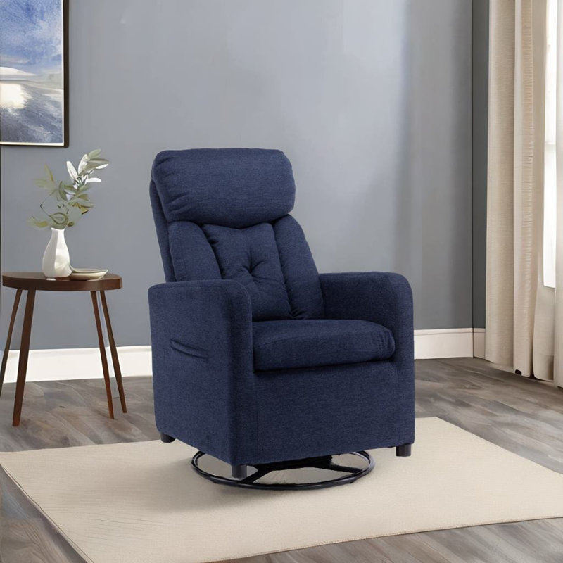 Chaise berçante Orian, Bleu marine