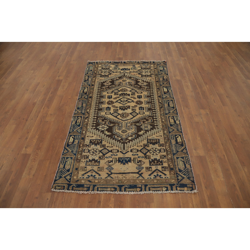 Tapis traditionnel tribal géométrique 3 x 6