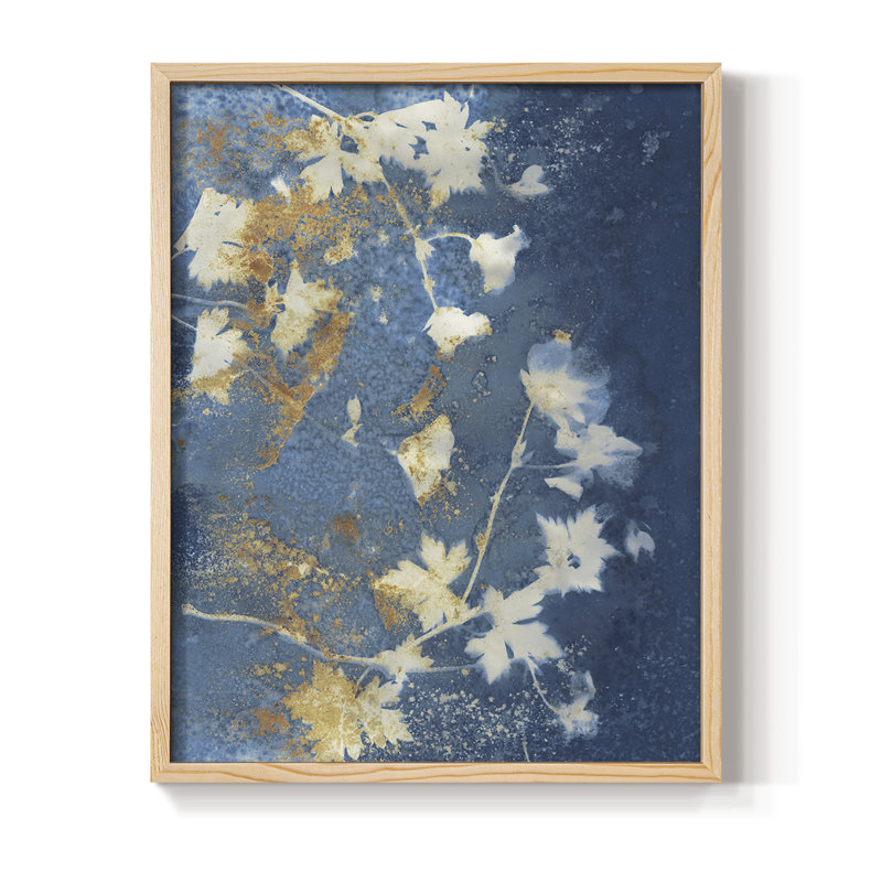 «Garden Glow I», reproduction encadrée - bois massif, H 11 po x l 9 po, Naturel