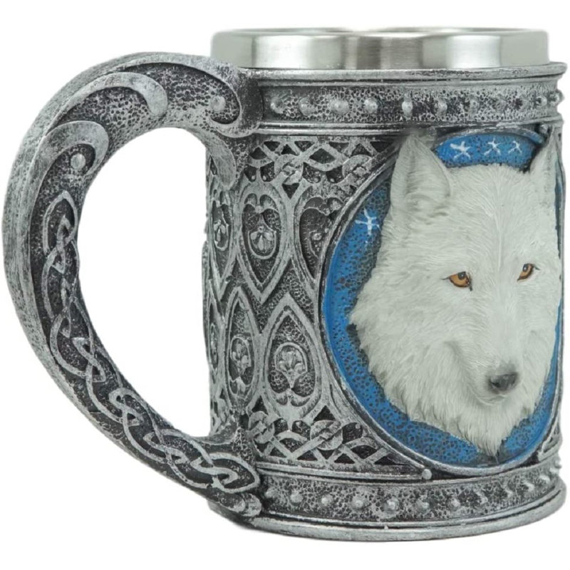 Grande tasse à café kianna alpha direwolf loup magic Meliha