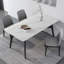 Ensemble de chaises de table Modern White-103427857