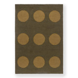Habitat Festival Outdoor Hand Tufted Polka Dots Area Rug in Brown/Dark Brown
