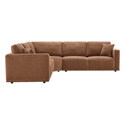 Becki Owens for Joss & Main 5-Piece L-Shaped Upholstered Modular Sectional Sofa