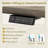 70.87In L Shaped Executive Dual- Purpose Hight Adjustable Desk for Home and Commericial Use with Drawers, w/Universal Charging Ports Cable Management , Stainless Tube, Black and Warm Oak(Right Return))-1900410216