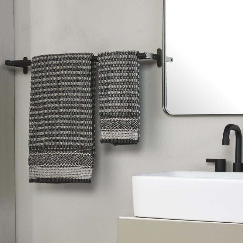 LEWIS JACQUARD BATH-BLACK