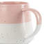 Dipped Flecked Stoneware Belly Mugs - 370ml-79424038
