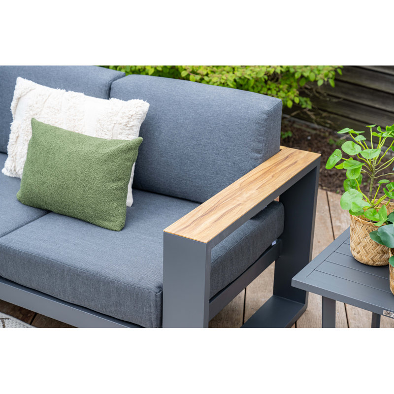 Eugie Aluminium Sofa Set with Cushions