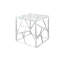 Ayriel Clear Glass Side Table