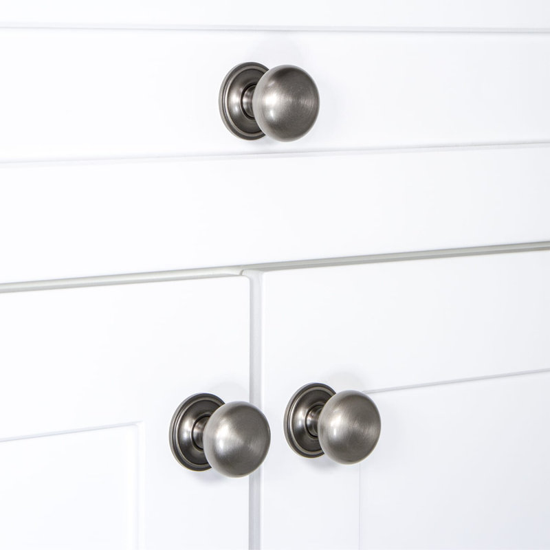 Fifth Avenue Round Knob, Antique Pewter