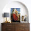 Madonna and Child Renaissance, art de la Vierge Marie, impression sur toile, impression sur toile encadrée-123628238-123628241