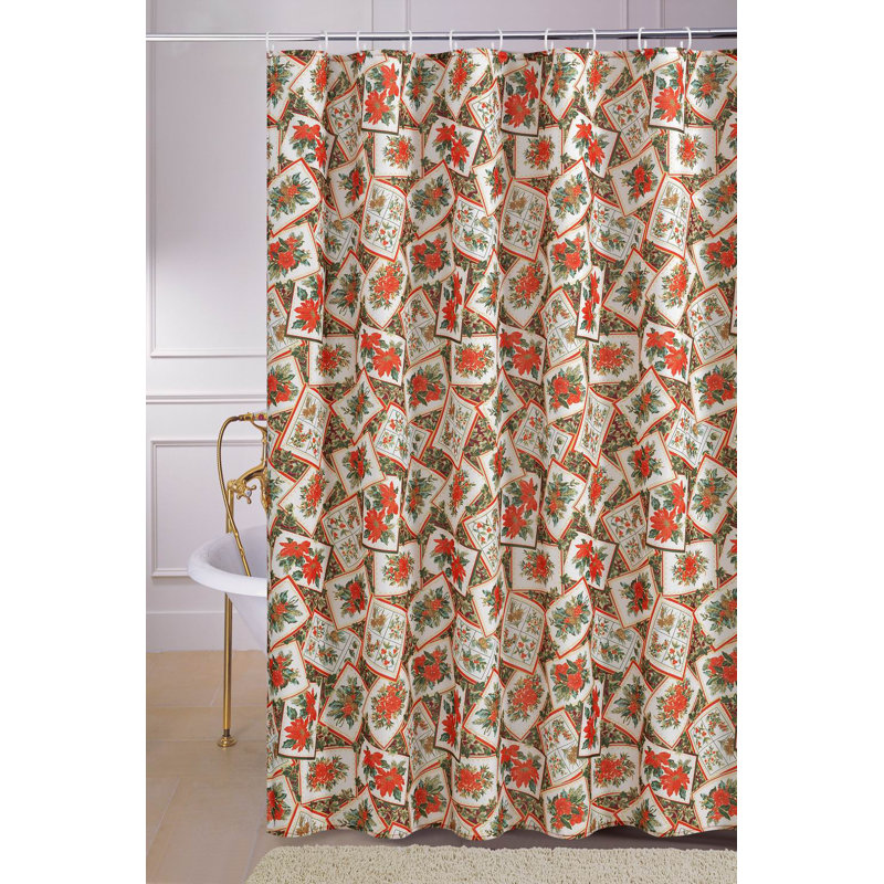 Rideau de douche poinsettia Propst