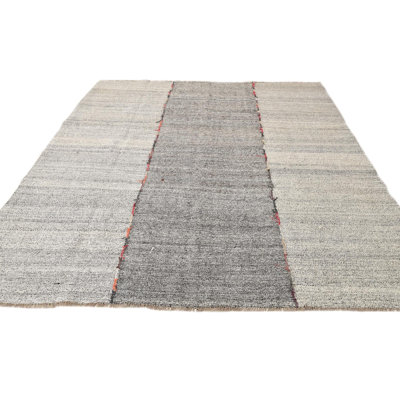Tapis noir et blanc Pegues
