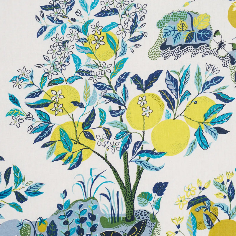 Citrus Garden Fabric, Pool