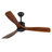 52" Wood Ceiling Fan NO Light