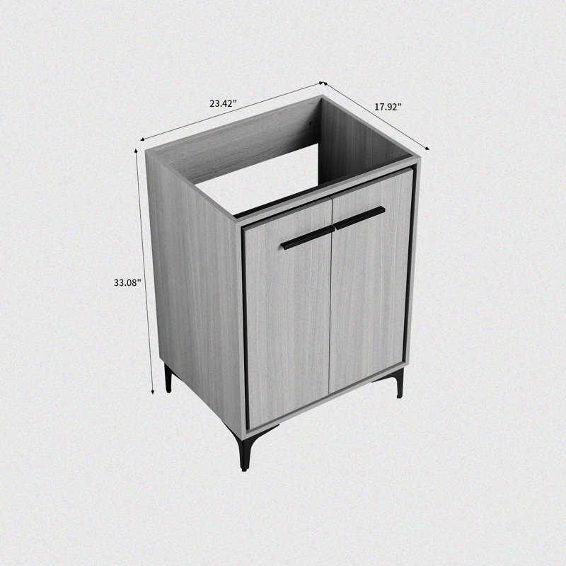 17.92'' Single Bathroom Vanity Base Only