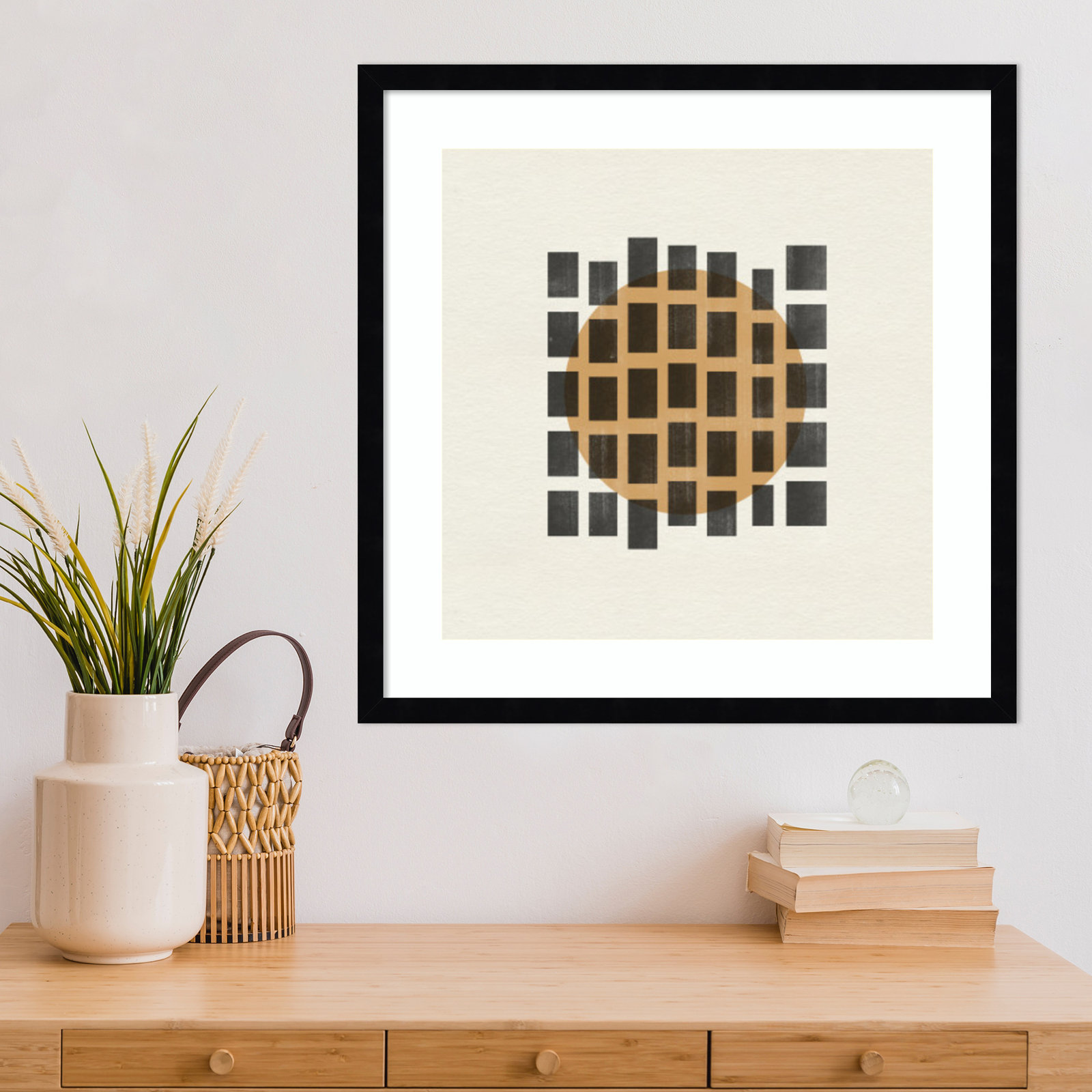 Giese "Paper Object No. 8" Print, 21" H x 21" W, Black