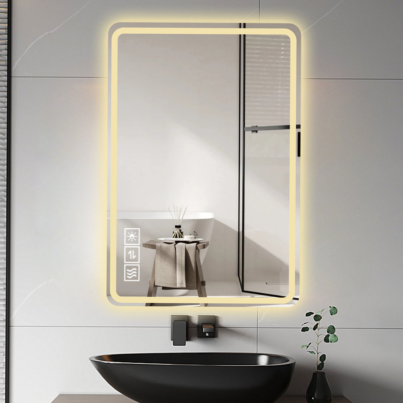 Miroir rectangulaire horizontal et vertical