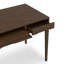 Bureau d'écriture Mid-Century moderne en bois massif 60 po avec 2 tiroirs et plateau à clavier rabattable Harper-1386060011-1386060010