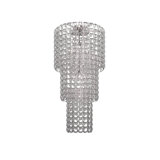 Giogali Ceiling Lamp Ca3 White Glossy Chrome E26 Ul