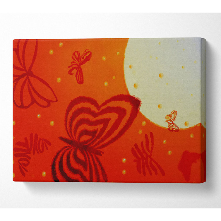 Butterfly Sun - Wrapped Canvas Print