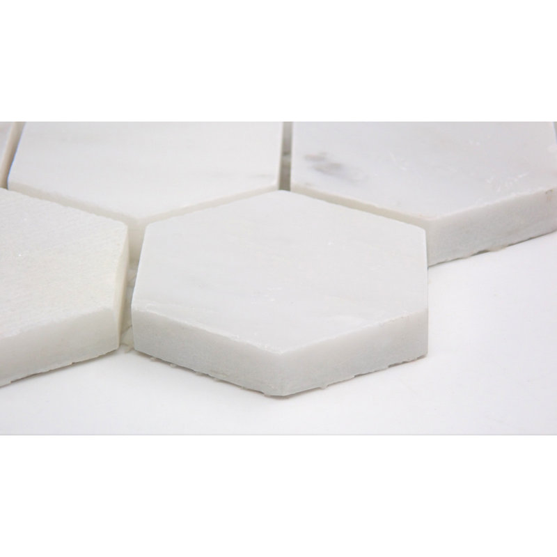 Marble Wf Winter Frost 12 in. x 12 in. Glossy/Honed/Texture Marble Floor and Wall Tile (9.78 sq. ft./Case)