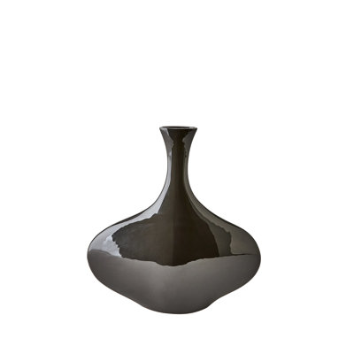 Silhouette Vase-Black-Wide