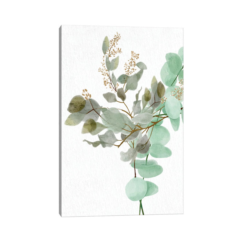 Eucalyptus I 1 Piece Wrapped Canvas Painting, 20.32 cm H x 30.48 cm W
