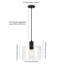 Luminaire suspendu cylindrique à 1 lumière Henri-465909182-421937939