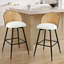 369° Swivel Upholstered Rattan Counter Height Bar Stool-1217763743-1217763810-1217763814