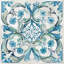 «Carribean Tile I», reproduction sur toile-71968433-21721665