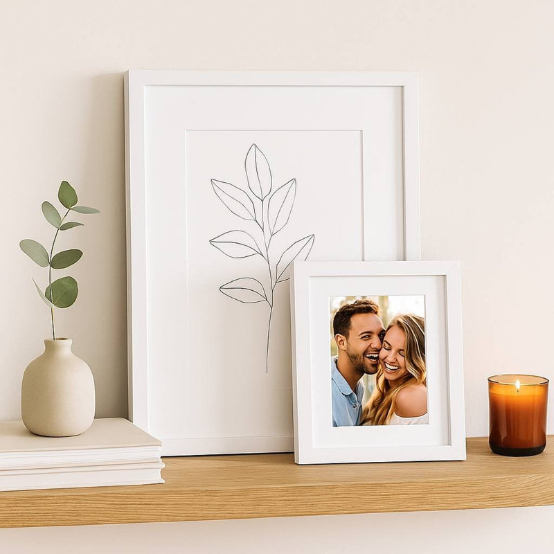 Picture Frame - Set of 10, White