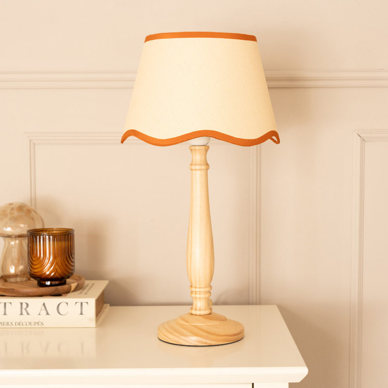 Arite Table Lamp, Natural, No, Red