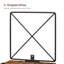 Besaw 127.5cm H x 20cm W Metal Corner Bookcase