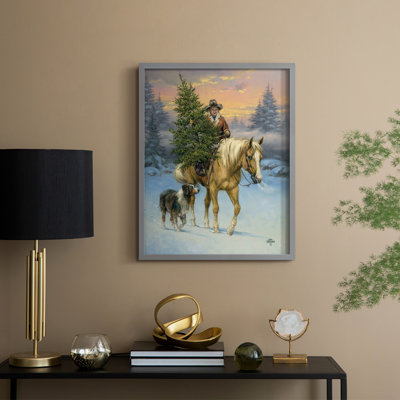 «The Family Tree», reproduction encadrée - bois massif