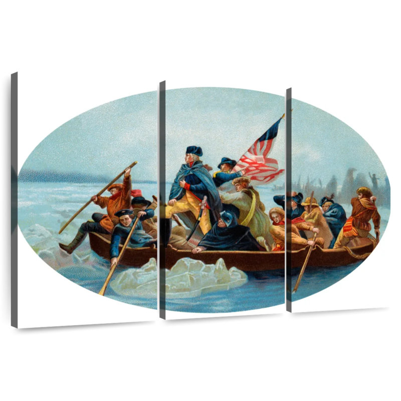 Lelar Washington Delaware, 42" H x 65" W