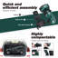 Scooter de mobilité d'extérieur compact MAX + EMérald avec 2 batteries au plomb 20AH, 16 miles, porte-gobelets et port de chargement USB