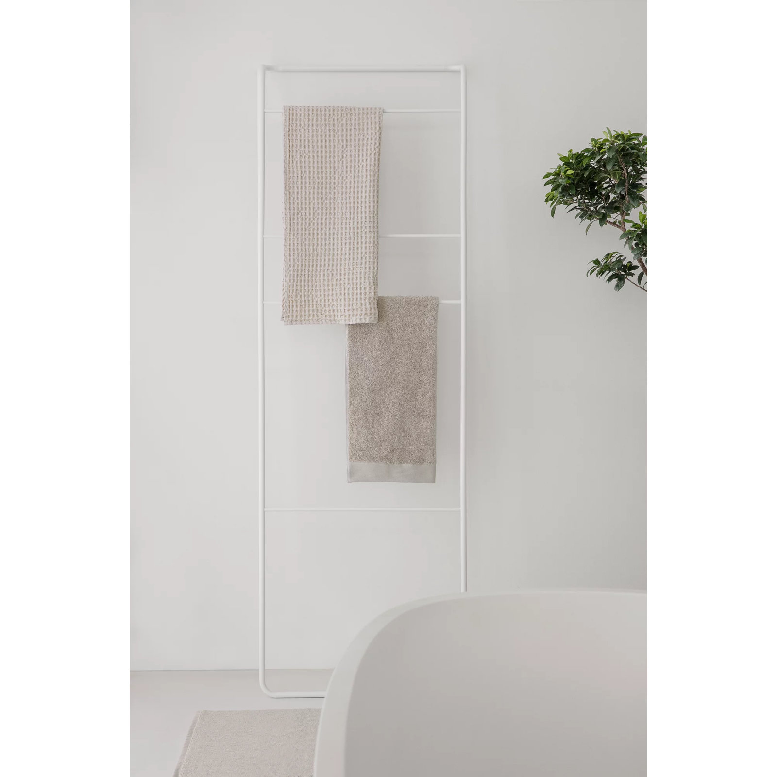 RIVA 100% Organic Cotton Bath Towel, Moonbeam-Cream