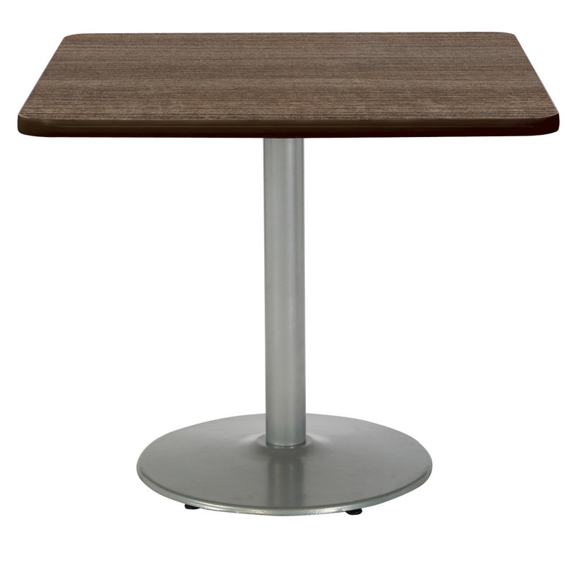 Dining room table Mode Breakroom, Argent, Teck studio, H 36 po x L 42 po x l 42 po