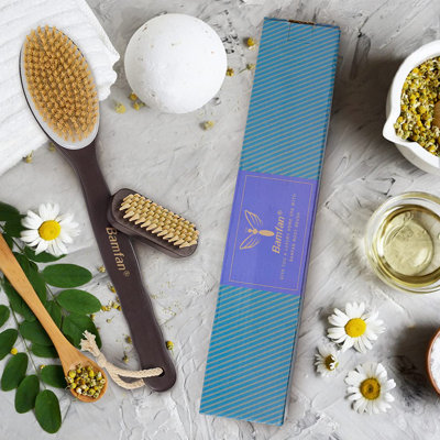 Tapis de bain naturel avec envers antidérapant