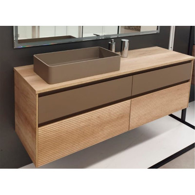 DAX Aeda Vessel Rectangular, Matt Sand
