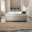 Baignoire tourbillon, baignoire à jets de 73 po x 48 po pour 2 personnes, hydromassage et chromathérapie, certifié UL, certifié UPC, tablier à 3 côtés, acrylique, 110 gallons, drain à gauche