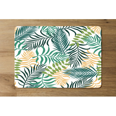 Duccio Wood Floral Rectangle Placemat