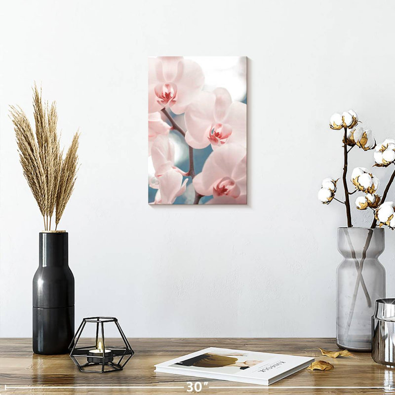 Orchidées Harnek rose clair, H 12 po x l 8 po