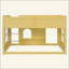 Lit mezzanine pour enfants avec lumière DEL chaude-129743445-129743446