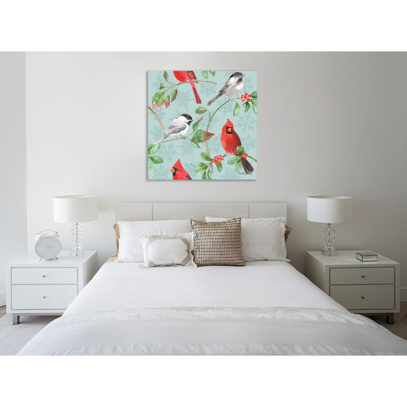 «Holiday Flora Pattern IIIC», toile tendue par Beth Grove, H 12 po x l 12 po x P 1,5 po