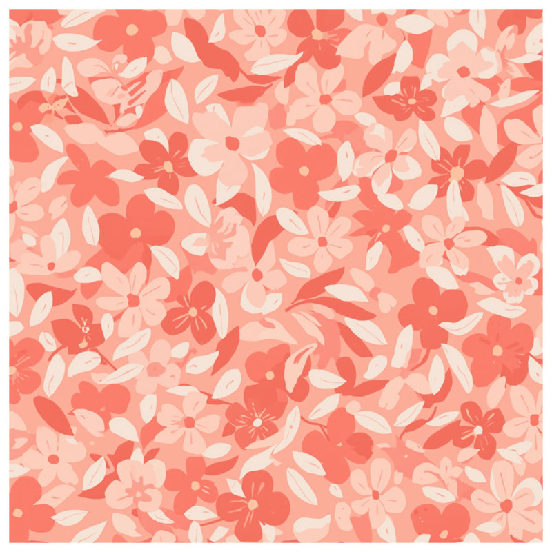 Tapisserie murale à motif floral rose - décoration murale fleurs, H 50 po x l 60 po avec 4 œillets