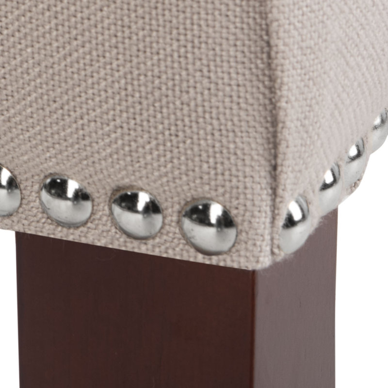 Chaise d'appoint rembourrée Abby, Lin beige