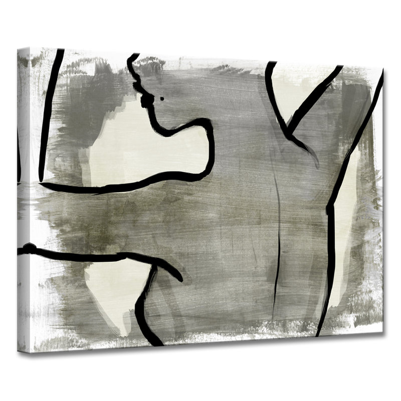 « nu pointe i », impression sur toile, H 12 po x l 16 po x P 1,5 po