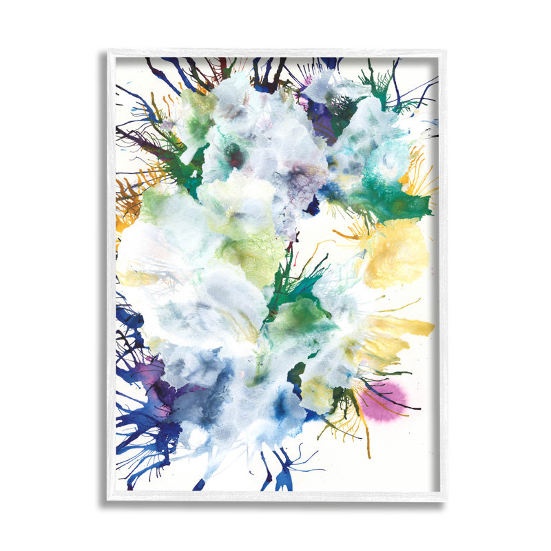 Art giclée par Jodi Fuchs, H 30 po x l 24 po x P 1,5 po, Giclée encadrée blanc bord de mer