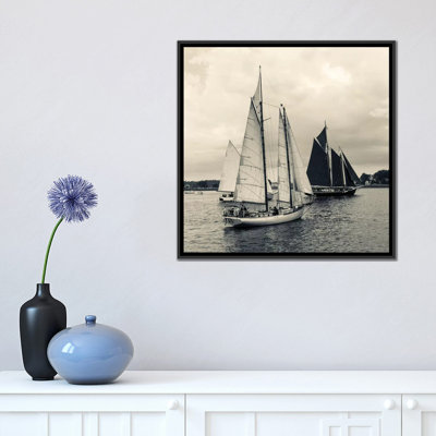 " Perception And Roseway During The Gloucester Schooner Festival " by Walter Bibikow
